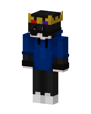 Blue King skin, 3D preview