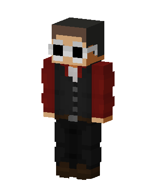 Goggled Gentleman skin, 3D preview