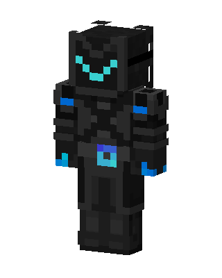 Cyber Knight skin, 3D preview