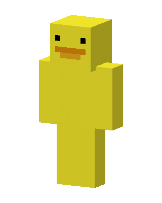 Rubber Duck skin, 3D preview