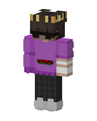 Purple Player Girl Minecraft skin