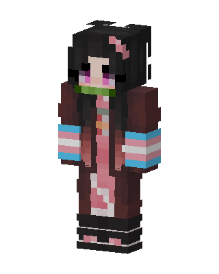 Nezuko Kamado skin, 3D preview