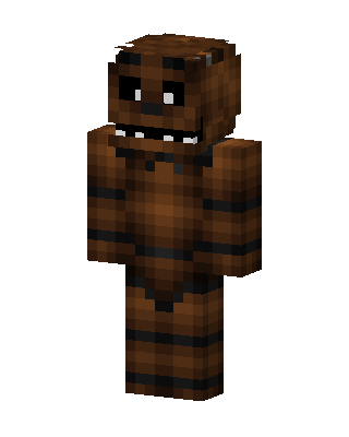 Freddy Fazbear skin, 3D preview