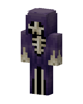 Purple Hooded Villain Minecraft skin