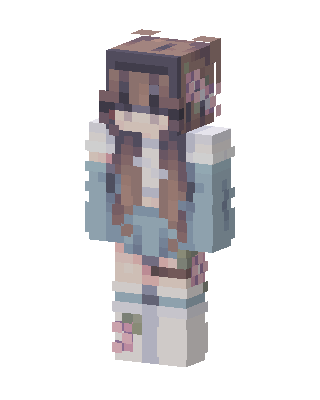 Brown Cutie Girl Minecraft skin