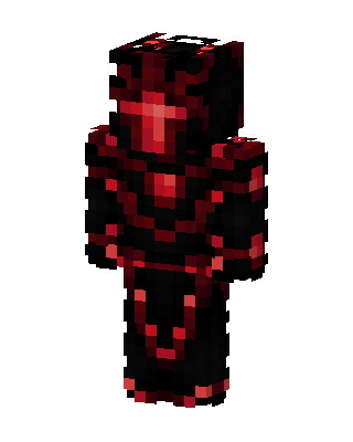 Crimson Knight skin, 3D preview
