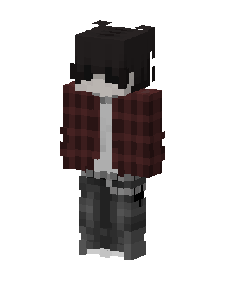 Crimson Flannel skin, 3D preview