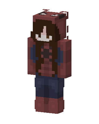 Brown Player Girl Minecraft skin