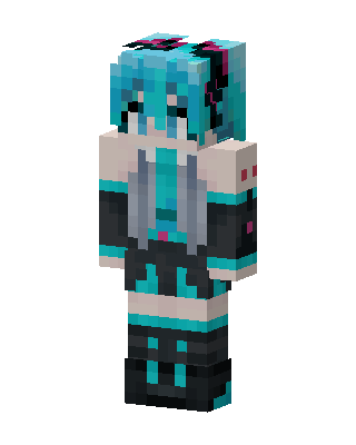 Hatsune Miku skin, 3D preview