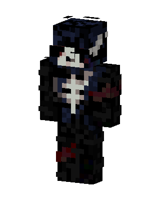 Black Fighter Boy skin, 3D preview
