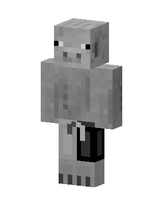 Gray Pig skin, 3D preview