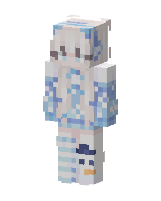 White Animal skin, 3D preview