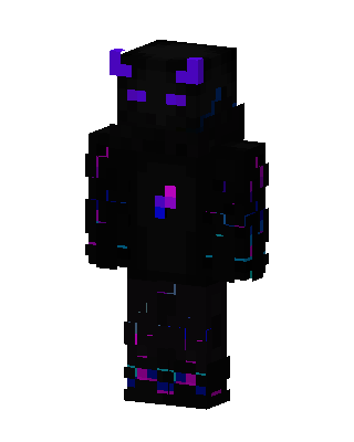 Void Enderman skin, 3D preview