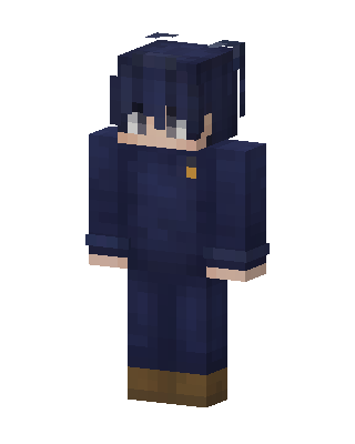 Megumi Fushiguro skin, 3D preview