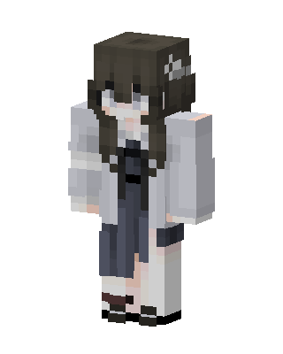 White Student Girl Minecraft skin