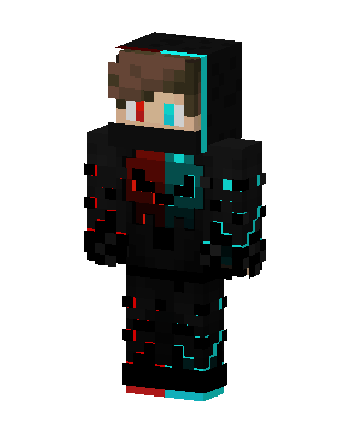 Black Hooded Villain Boy Minecraft skin