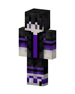 Black Hero Minecraft goth skin