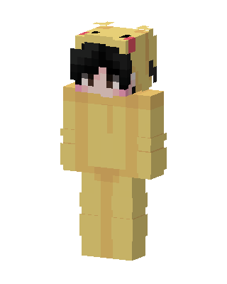 Pikachu Onesie Minecraft skin