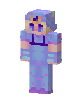 Periwinkle Princess skin, 3D preview
