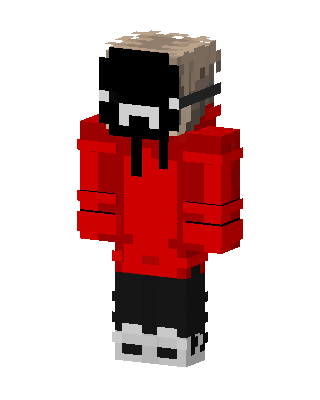 Red Gamer Boy Minecraft skin