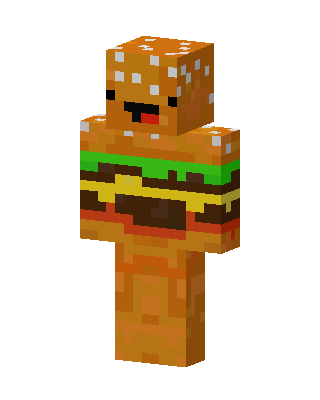 Burger Man Minecraft skin