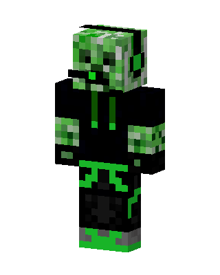Creeper Hoodie Minecraft creeper skin