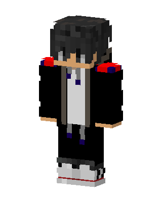 Red Shoulder Hoodie skin, 3D preview