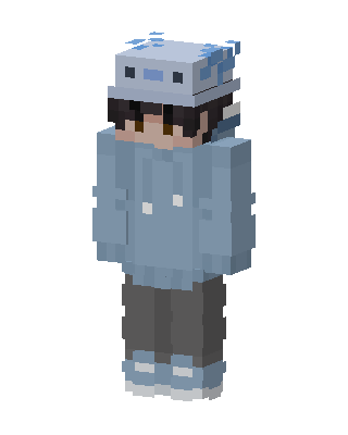 Axolotl Hoodie Minecraft skin