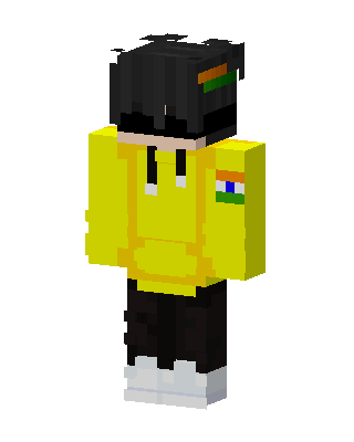 Indian Flag Hoodie skin, 3D preview
