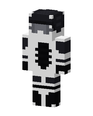 White Spaceman Minecraft white skin