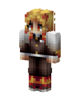 Rengoku Kyojuro skin, 3D preview