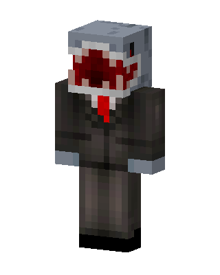 Suited Shark Minecraft skin
