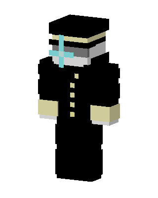 Masked Cadet skin, 3D preview
