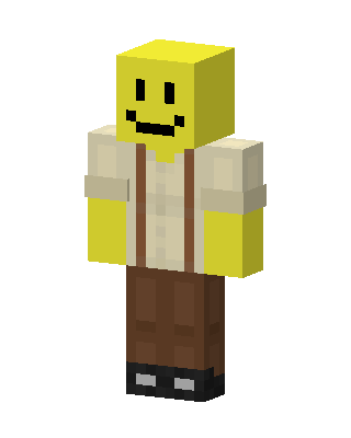 Smiley Suspenders Minecraft skin
