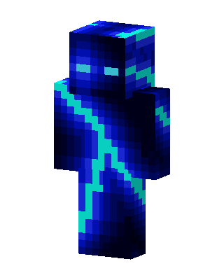 Neon Lightning skin, 3D preview