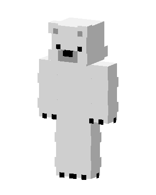 Polar Bear skin, 3D preview