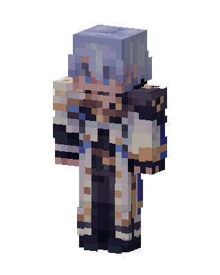 Silver Wanderer skin, 3D preview