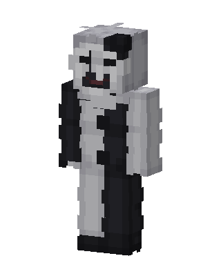 White Player Boy skin, 3D preview