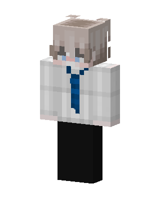 White Student Boy Minecraft white skin