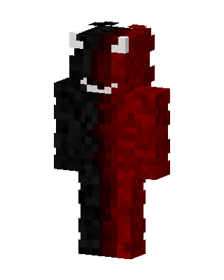 Red Villain Boy skin, 3D preview
