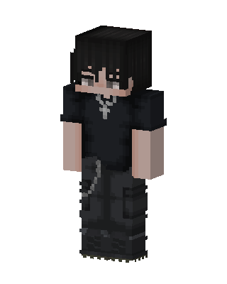 Emo Chain Boy skin, 3D preview