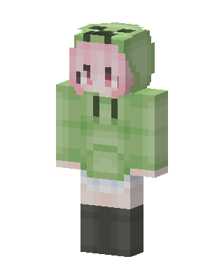 Green Animal Girl Minecraft skin