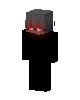 Black Mob Boy skin, 3D preview