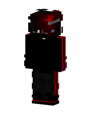 Crimson Visor Minecraft skin