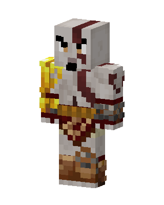 Kratos skin, 3D preview