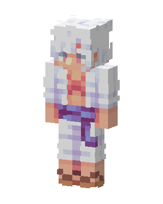 Gear 5 Luffy Minecraft skin
