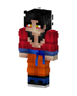 Super Saiyan 4 Minecraft anime skin