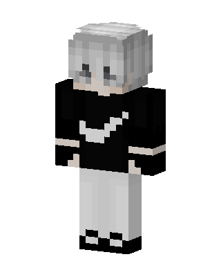 Black Emo skin, 3D preview