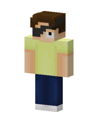 Yellow Player Boy Minecraft skin