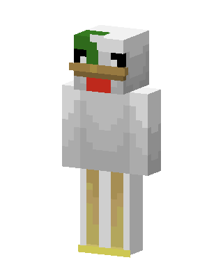 Duck Costume skin, 3D preview